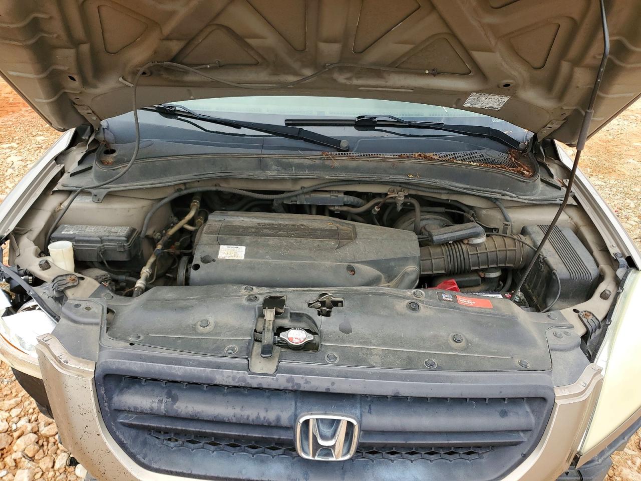2003 Honda Pilot Exl Желто-коричневый vin: 2HKYF18583H588096