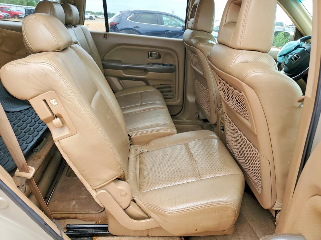 2003 Honda Pilot Exl Желто-коричневый vin: 2HKYF18583H588096