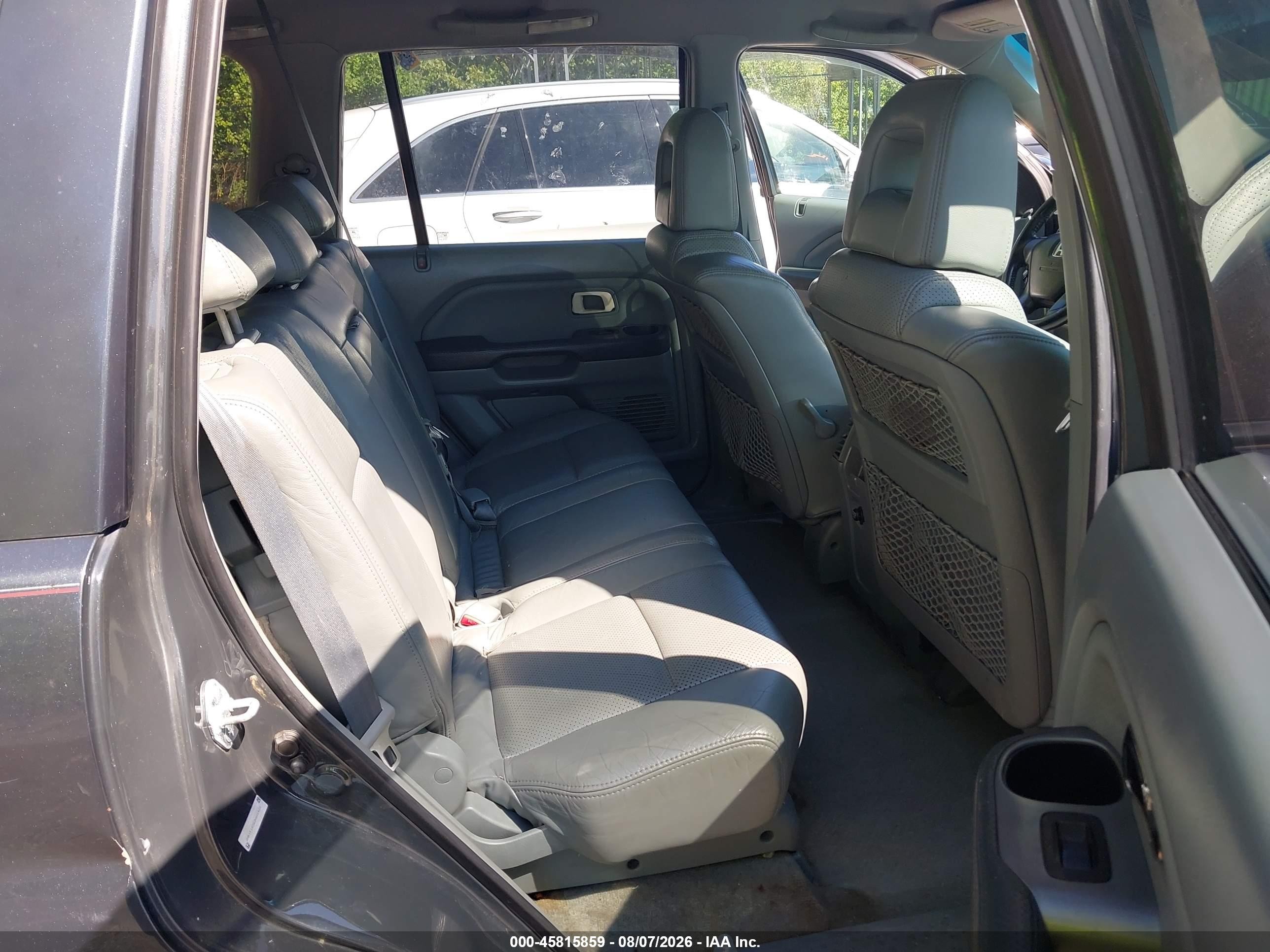 2003 Honda Pilot Ex-l Gray vin: 2HKYF18583H601459