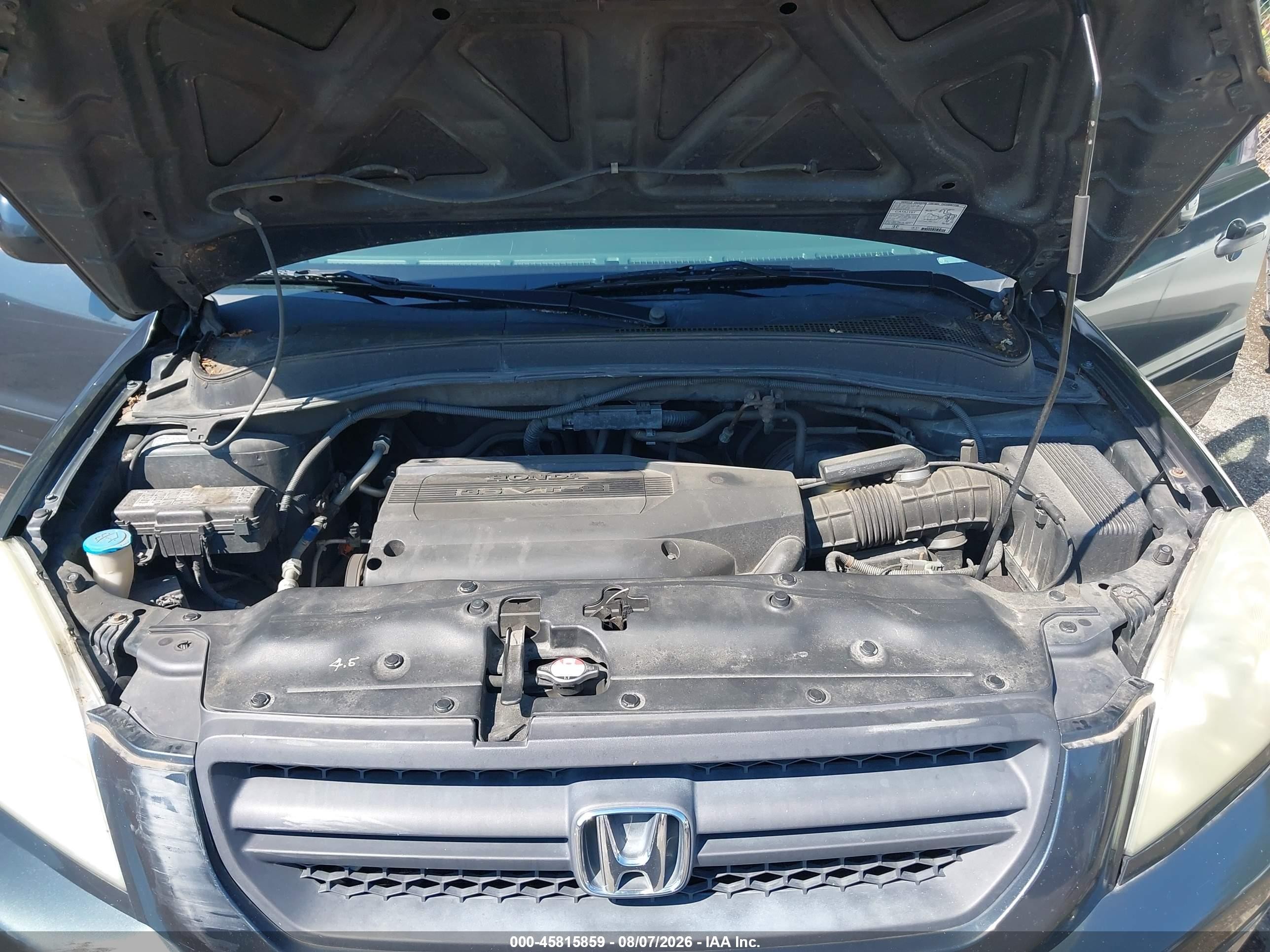2003 Honda Pilot Ex-l Gray vin: 2HKYF18583H601459