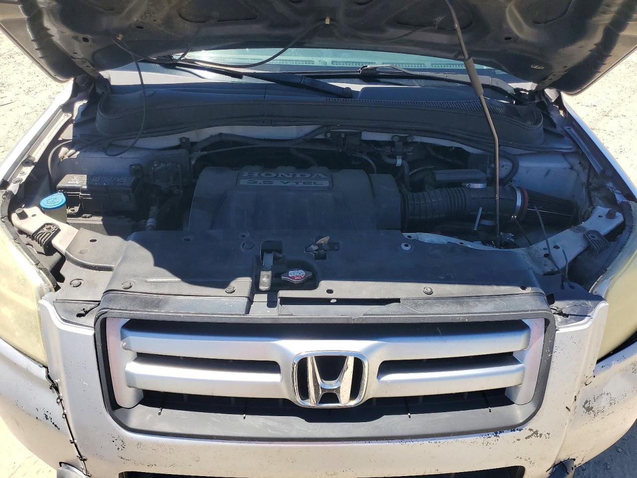 2006 Honda Pilot Ex Серебряный vin: 2HKYF18586H532650