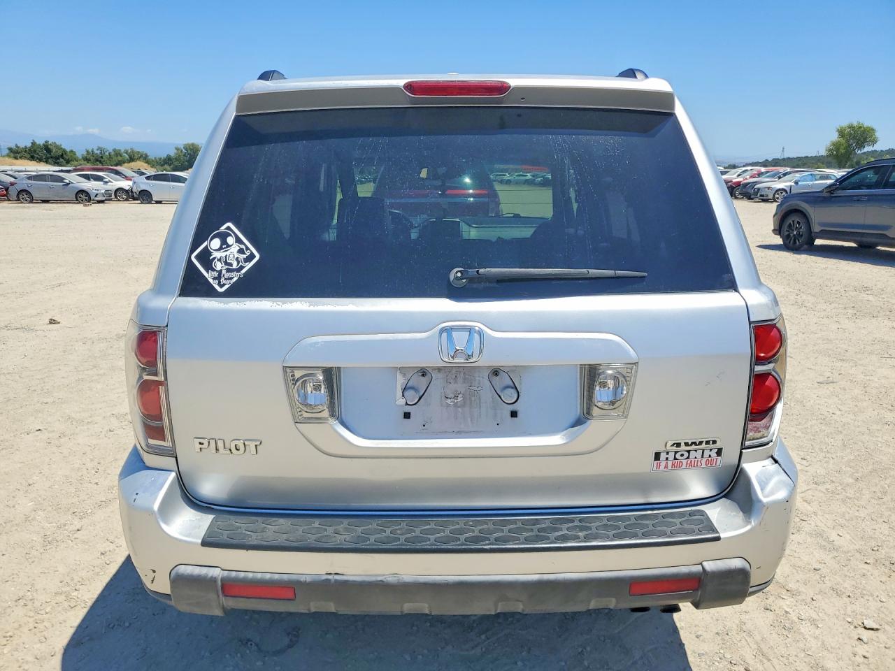 2006 Honda Pilot Ex Серебряный vin: 2HKYF18586H532650