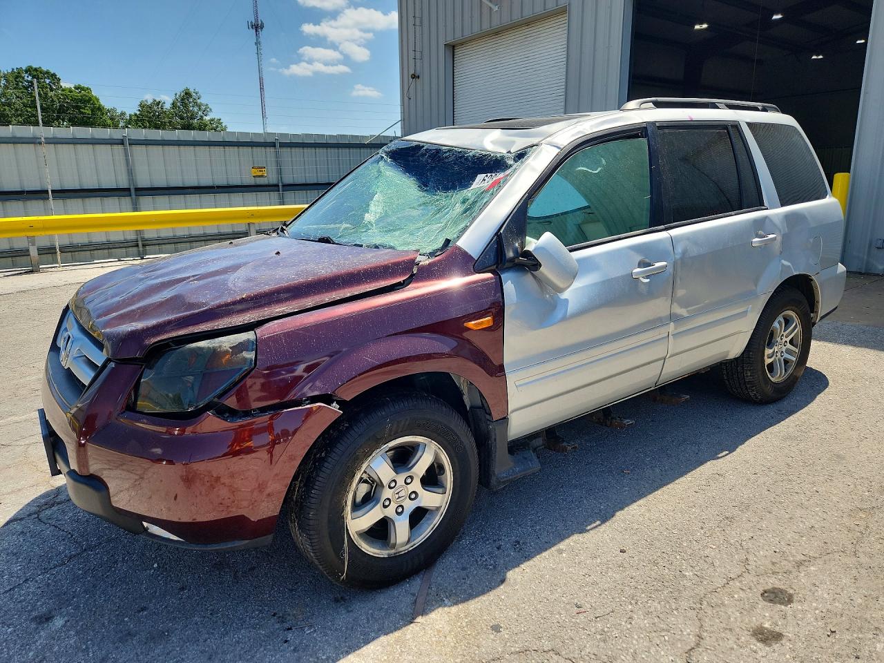 2006 Honda Pilot Ex Two Tone vin: 2HKYF18586H560092