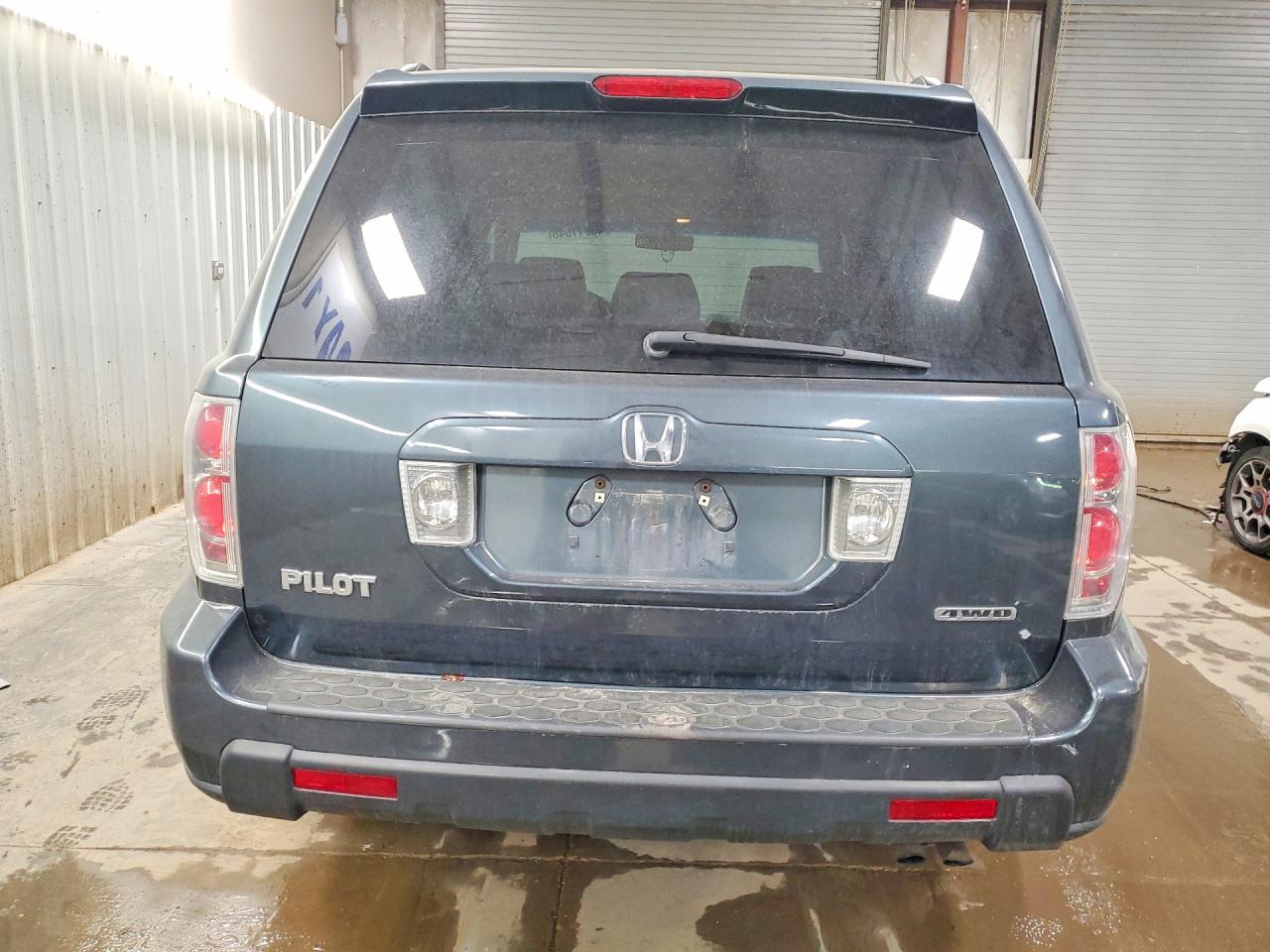 2006 Honda Pilot Ex Gray vin: 2HKYF18586H561209