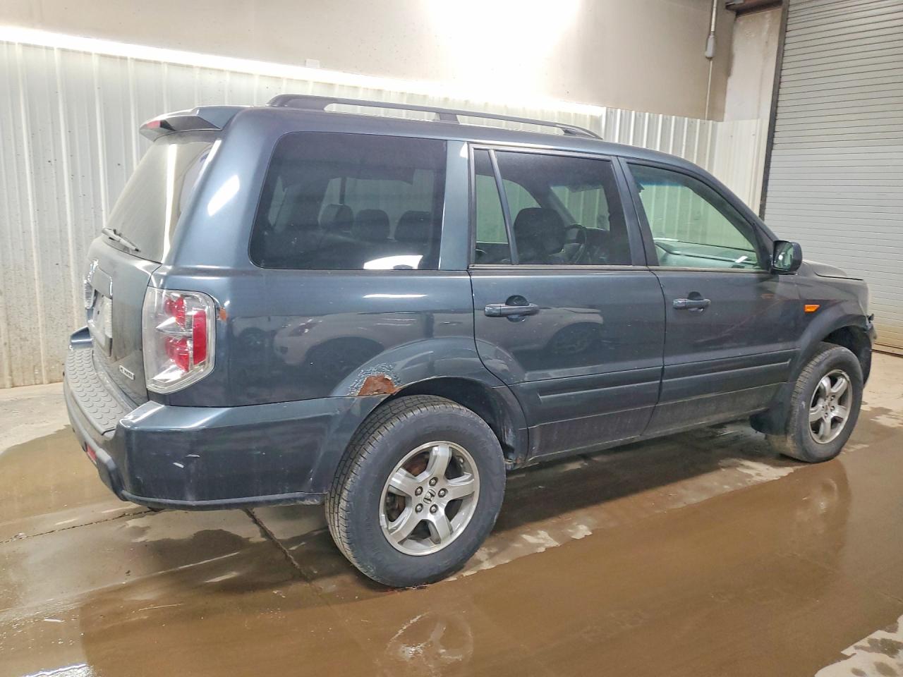 2006 Honda Pilot Ex Gray vin: 2HKYF18586H561209