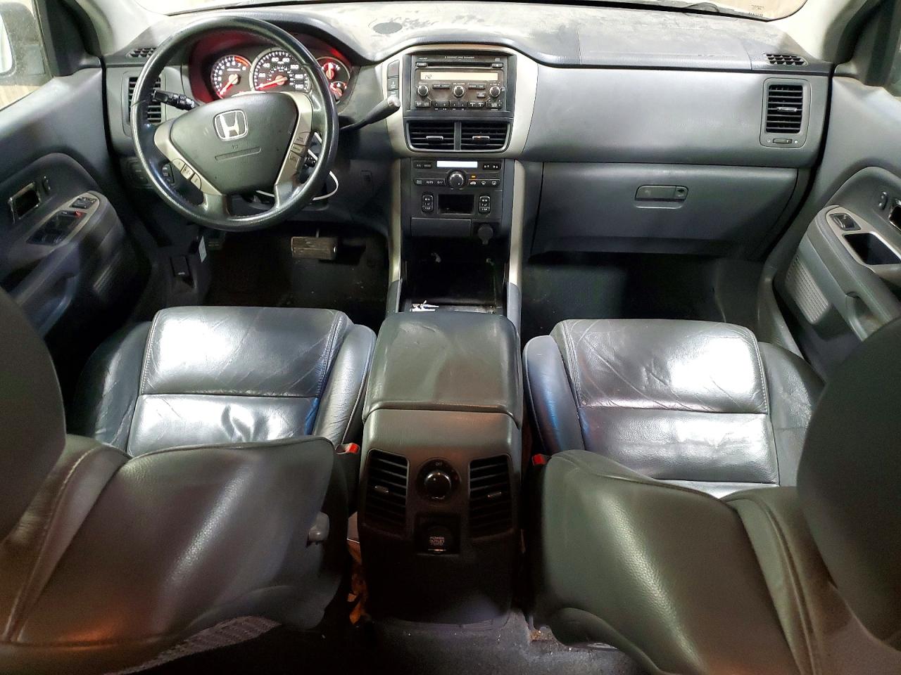 2006 Honda Pilot Ex Gray vin: 2HKYF18586H561209