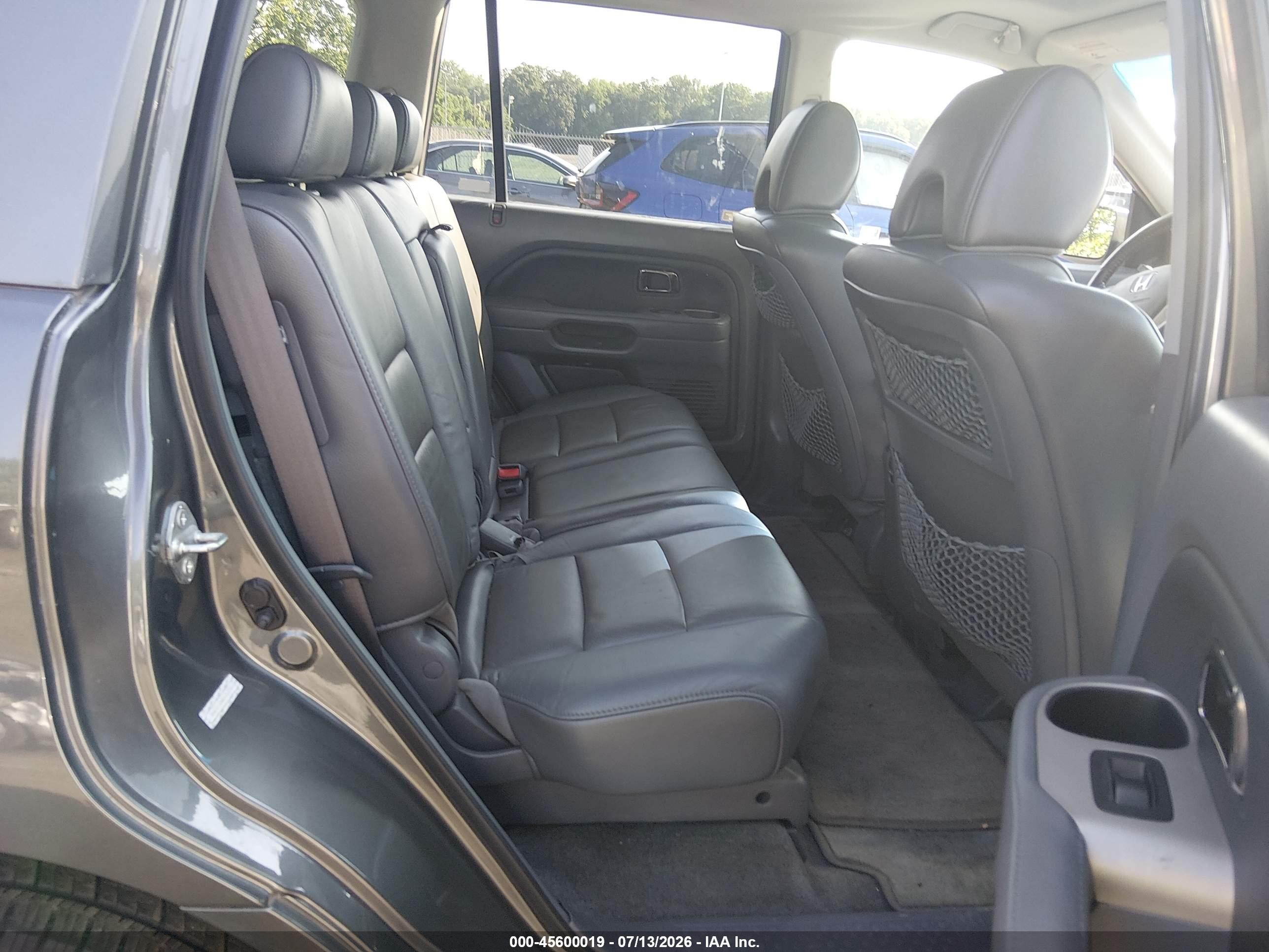 2007 Honda Pilot Ex-l Gray vin: 2HKYF18587H527322