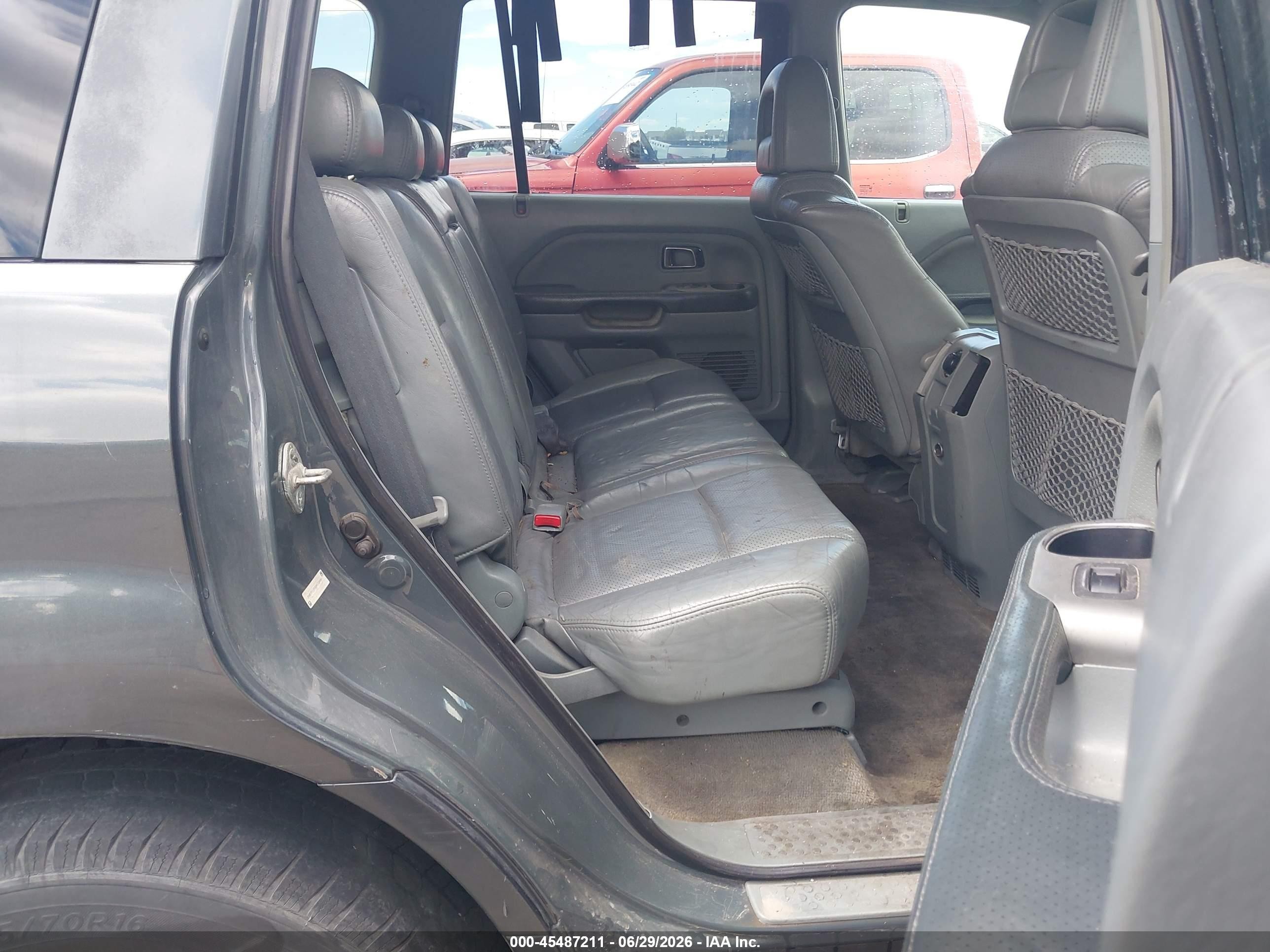 2003 Honda Pilot Ex-l Green vin: 2HKYF18593H558444