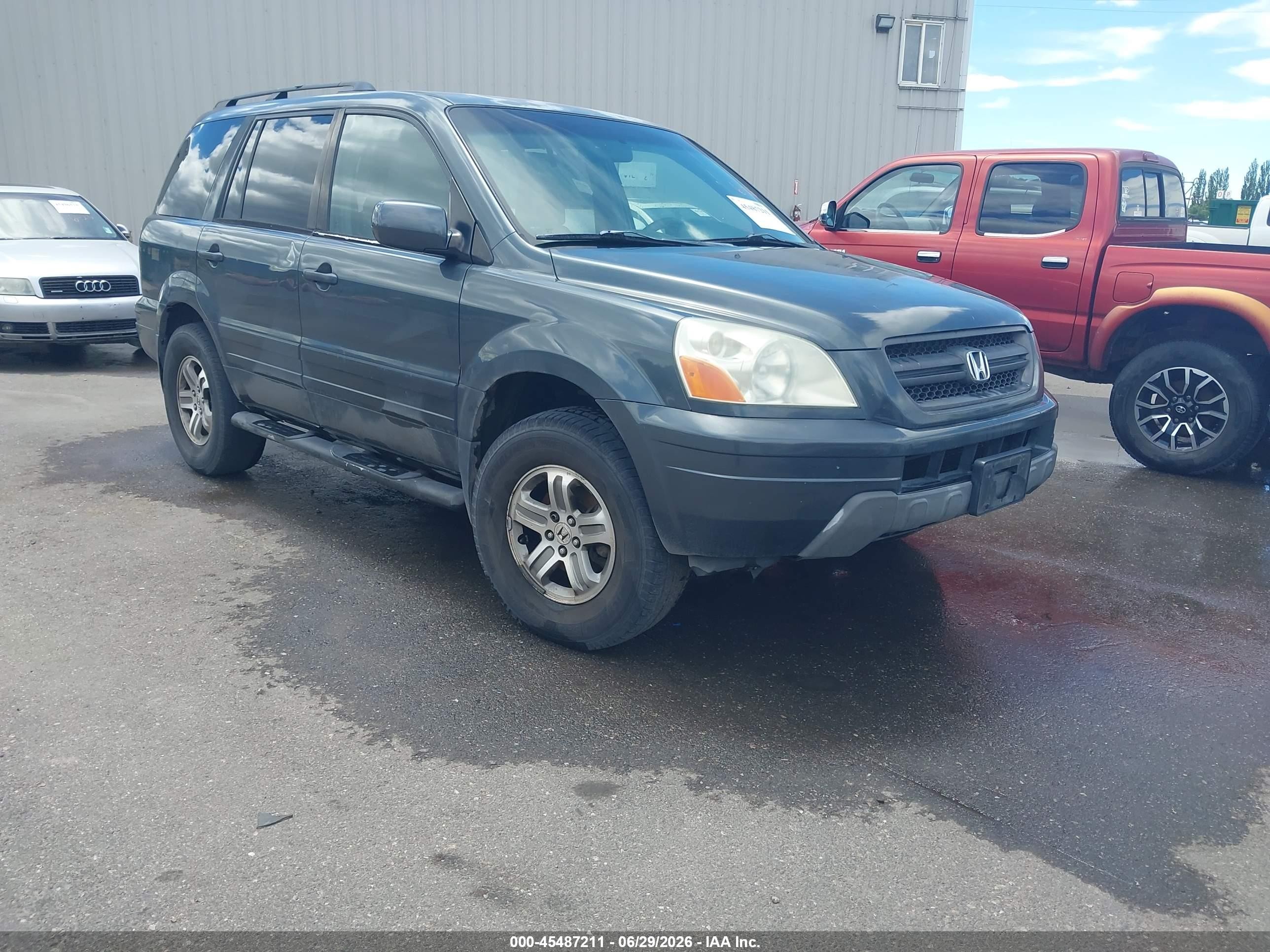 2003 Honda Pilot Ex-l Green vin: 2HKYF18593H558444