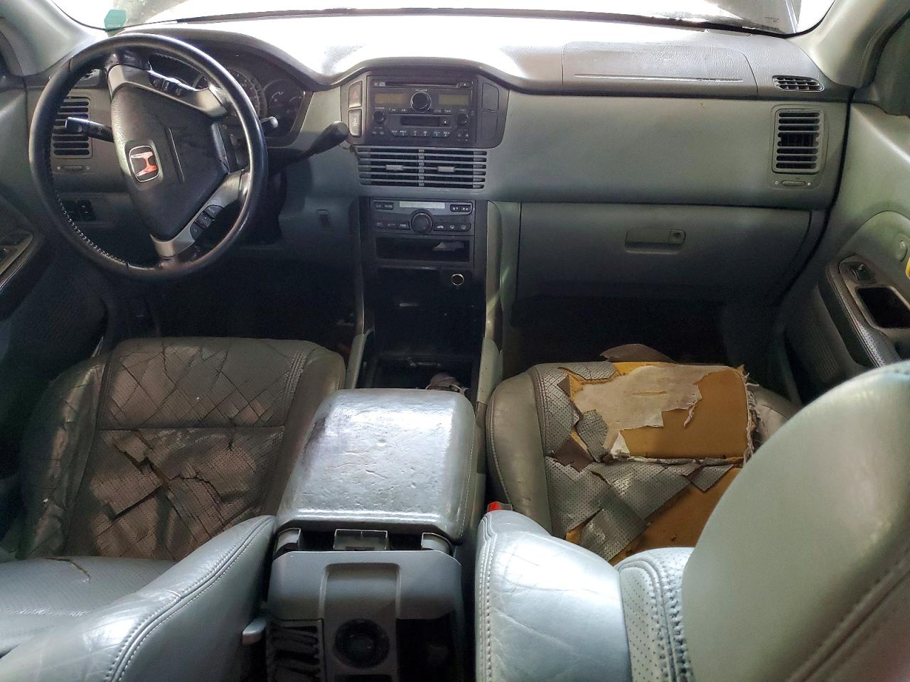2003 Honda Pilot Exl Gray vin: 2HKYF18593H580394