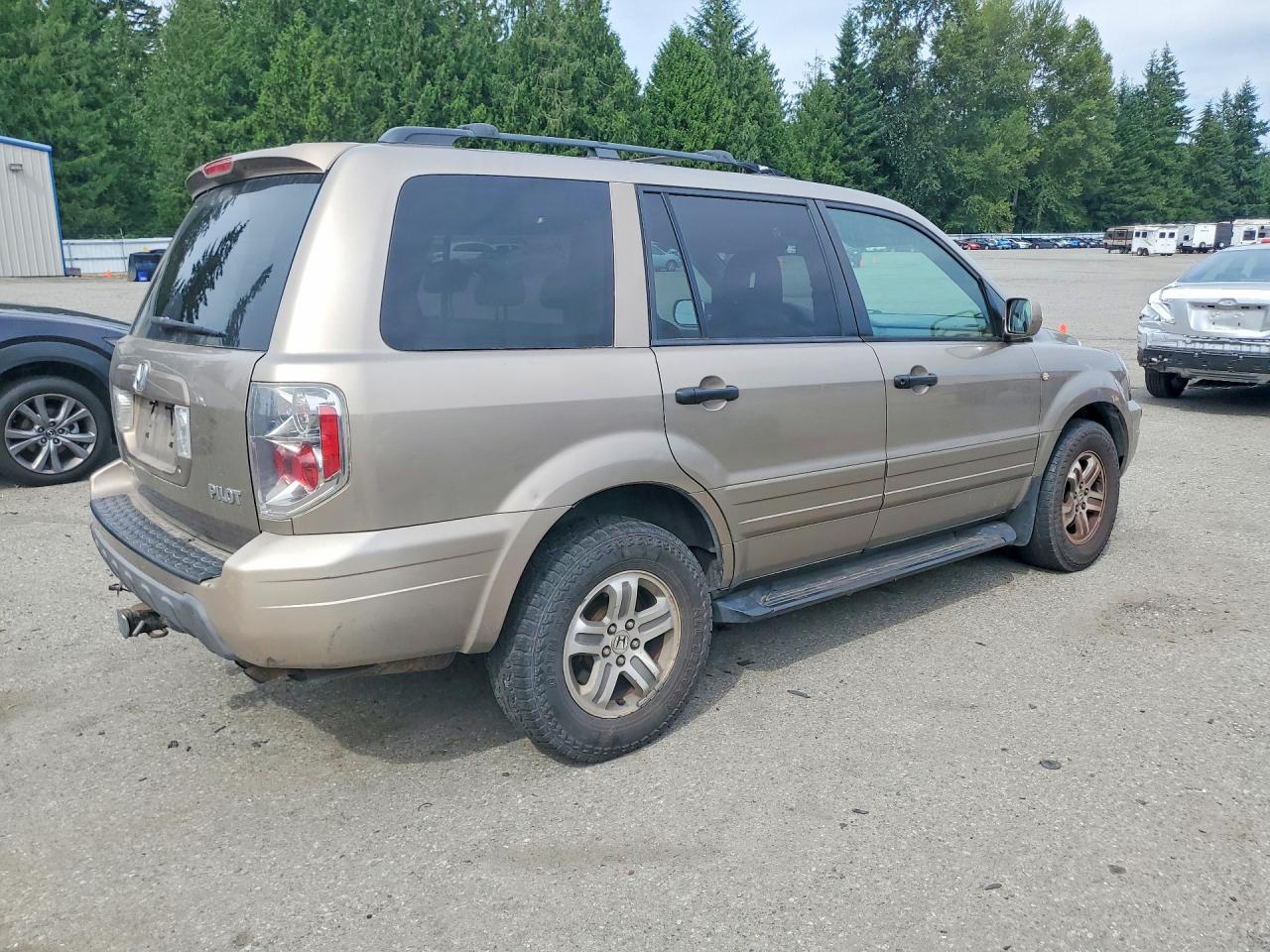 2003 Honda Pilot Exl Tan vin: 2HKYF18593H586387