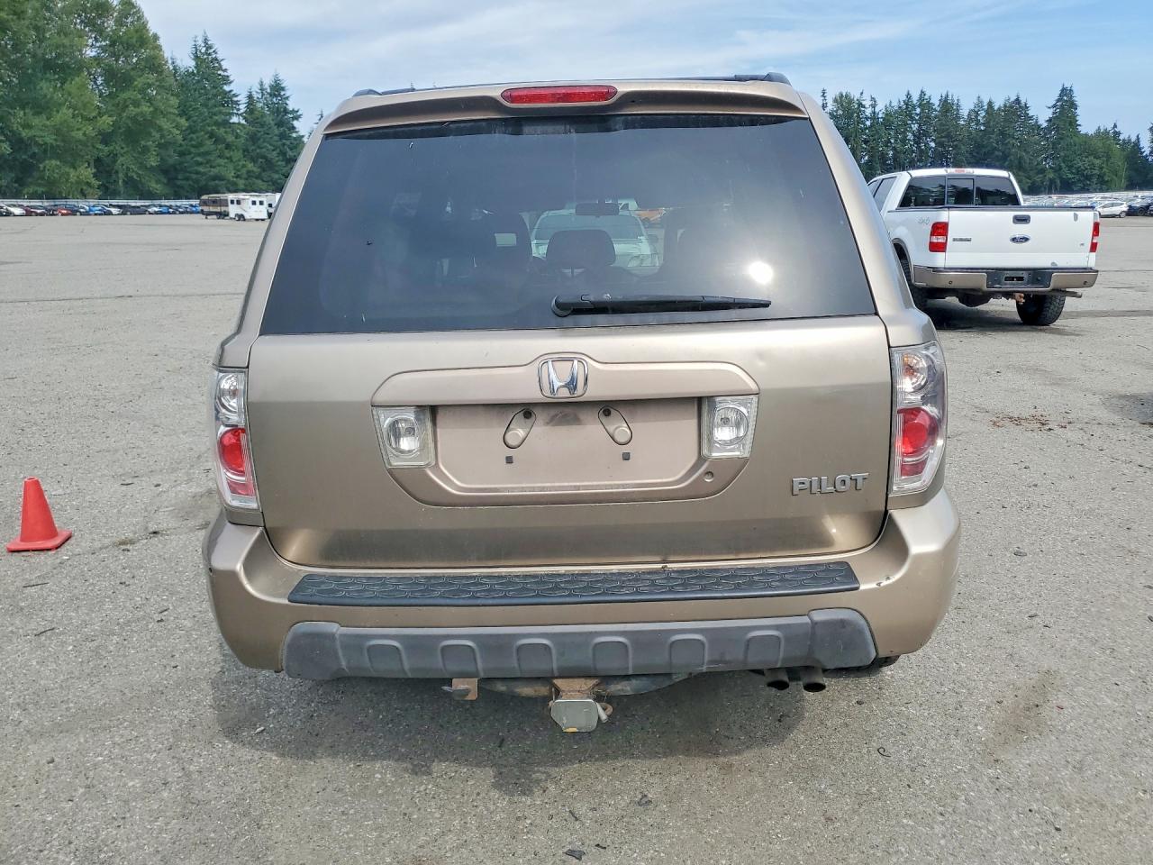 2003 Honda Pilot Exl Tan vin: 2HKYF18593H586387