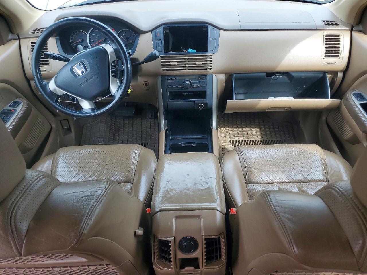 2003 Honda Pilot Exl Tan vin: 2HKYF18593H586387