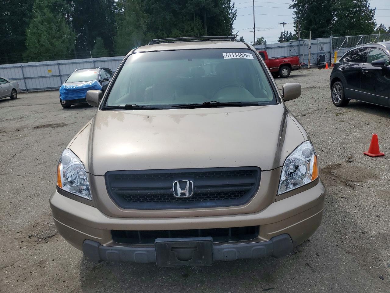 2003 Honda Pilot Exl Tan vin: 2HKYF18593H586387