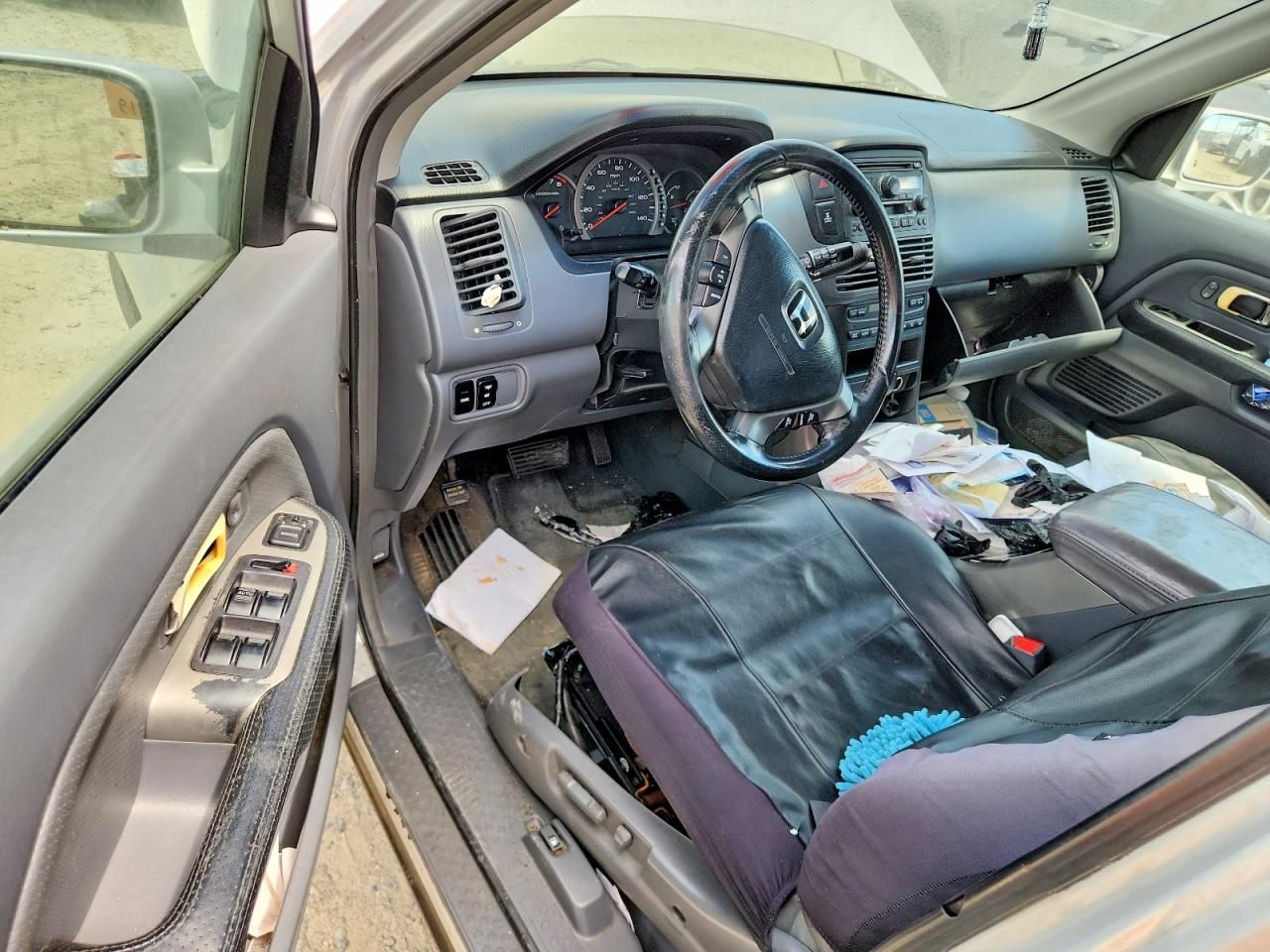 2003 Honda Pilot Exl White vin: 2HKYF18593H590729