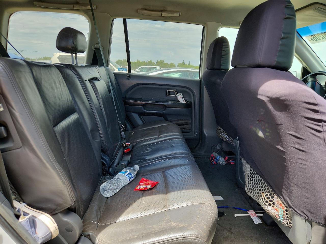 2003 Honda Pilot Exl White vin: 2HKYF18593H590729