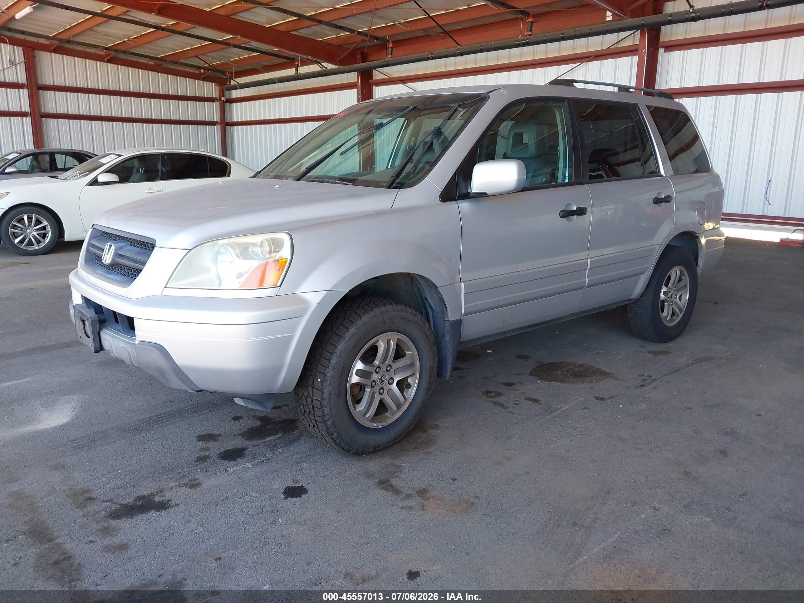 2004 Honda Pilot Ex-l Серебряный vin: 2HKYF18594H522416