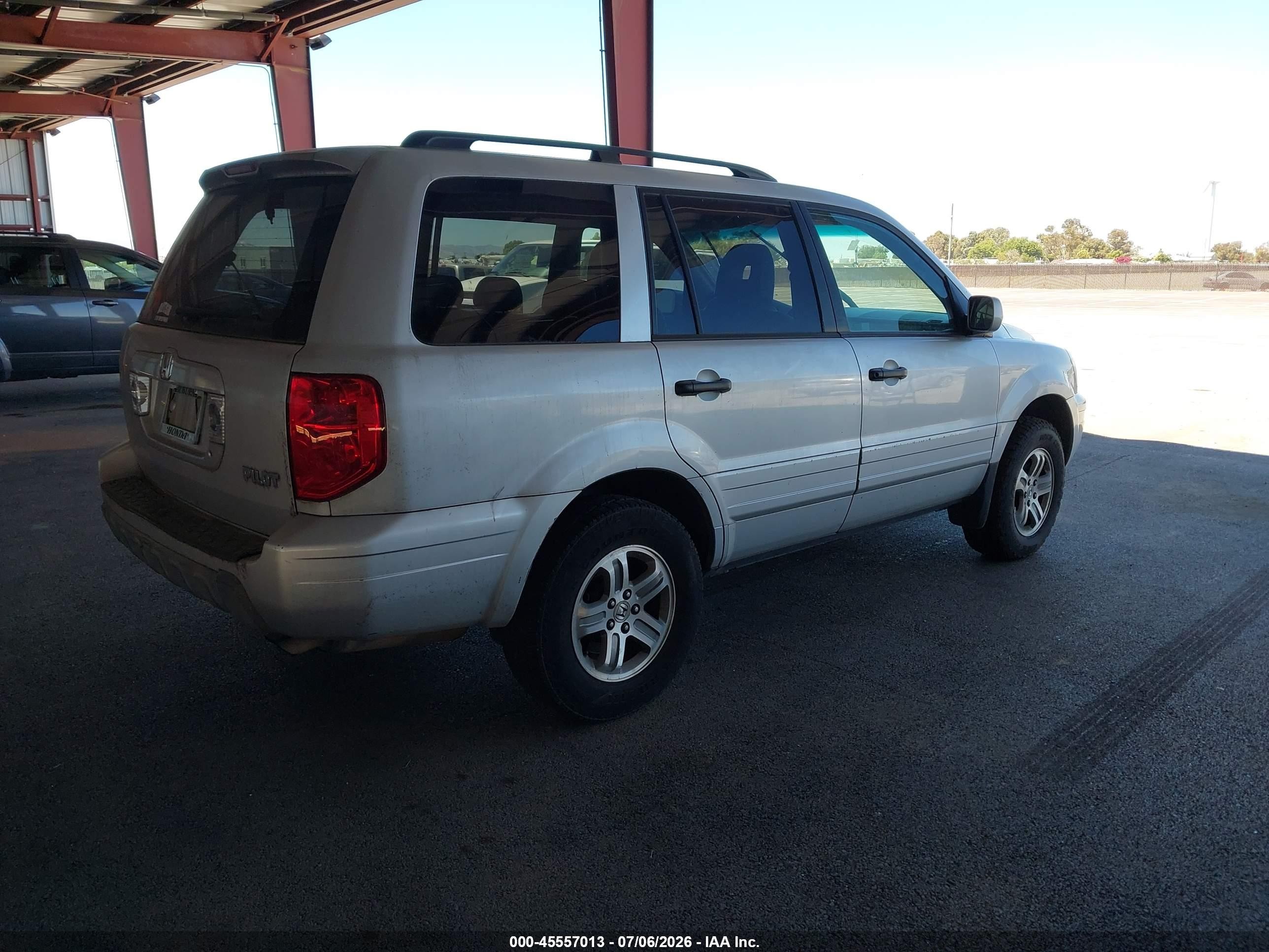 2004 Honda Pilot Ex-l Серебряный vin: 2HKYF18594H522416