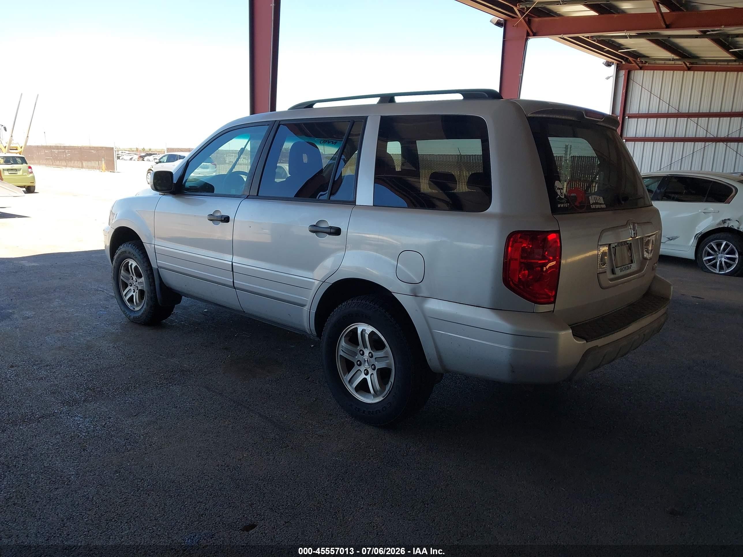 2004 Honda Pilot Ex-l Серебряный vin: 2HKYF18594H522416