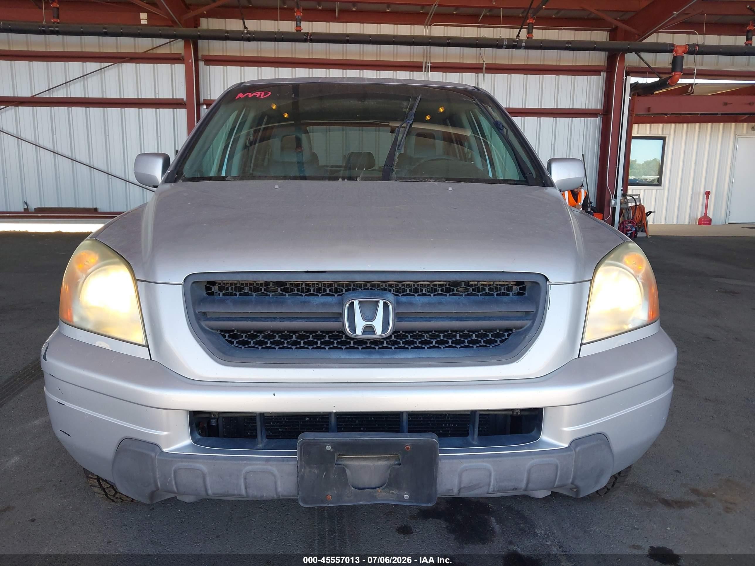 2004 Honda Pilot Ex-l Серебряный vin: 2HKYF18594H522416