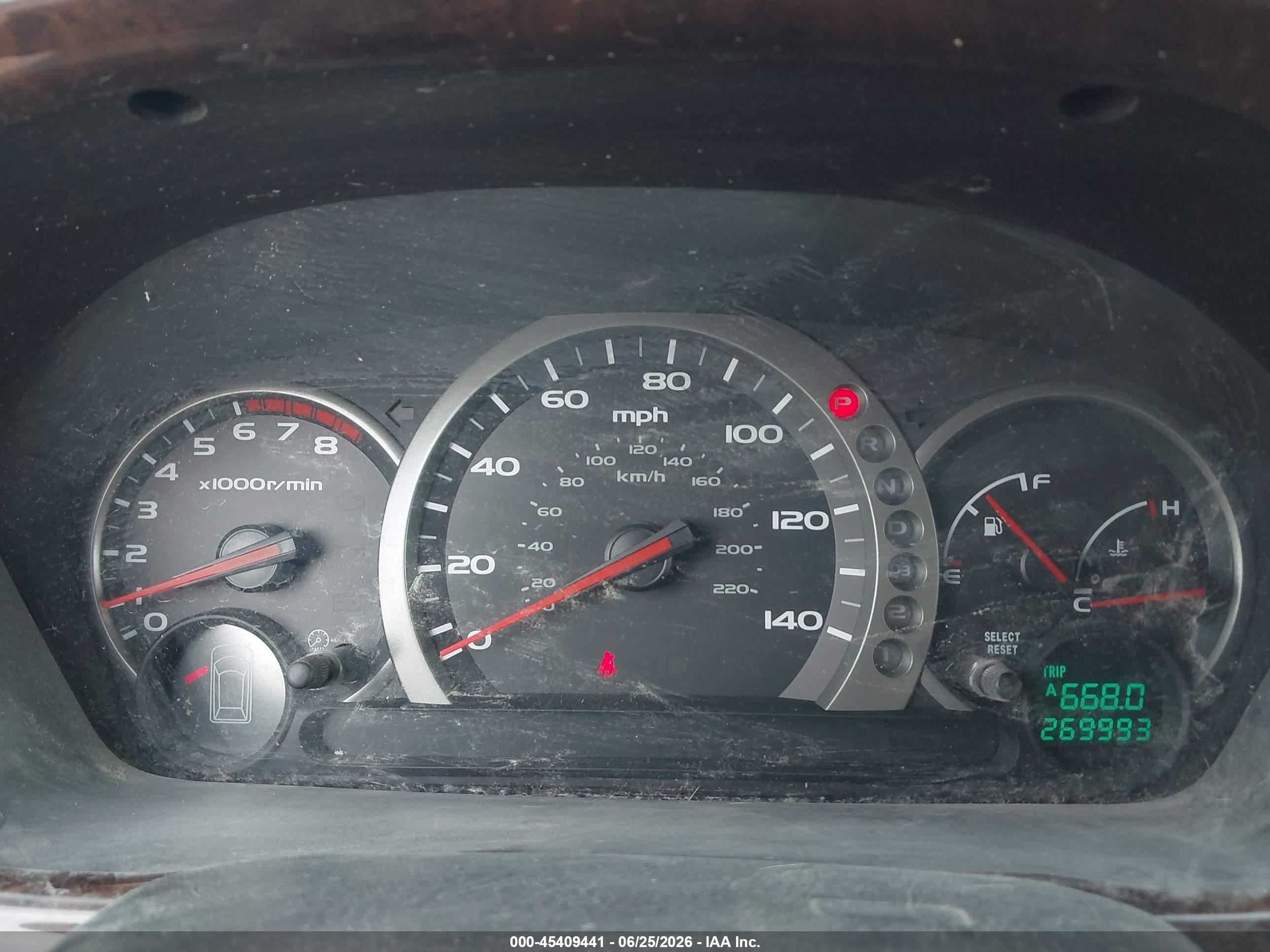 2004 Honda Pilot Ex-l Blue vin: 2HKYF18594H543721