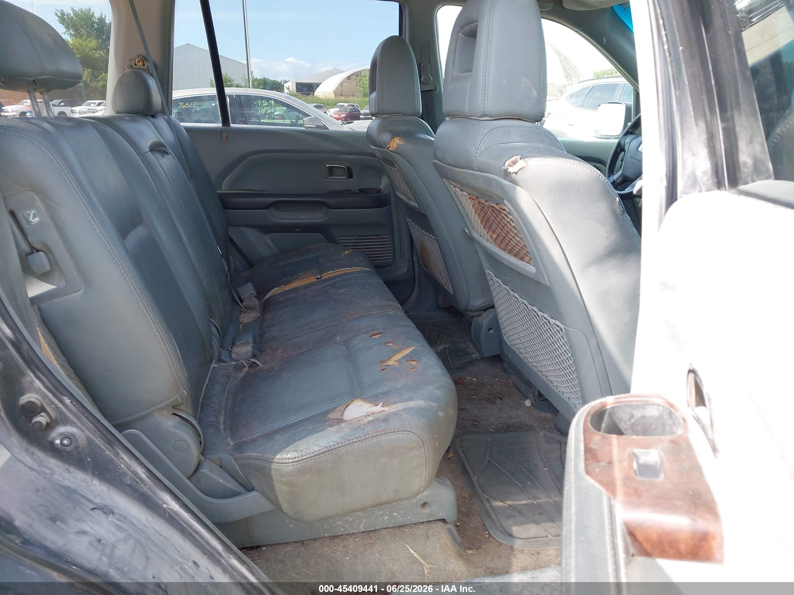 2004 Honda Pilot Ex-l Blue vin: 2HKYF18594H543721