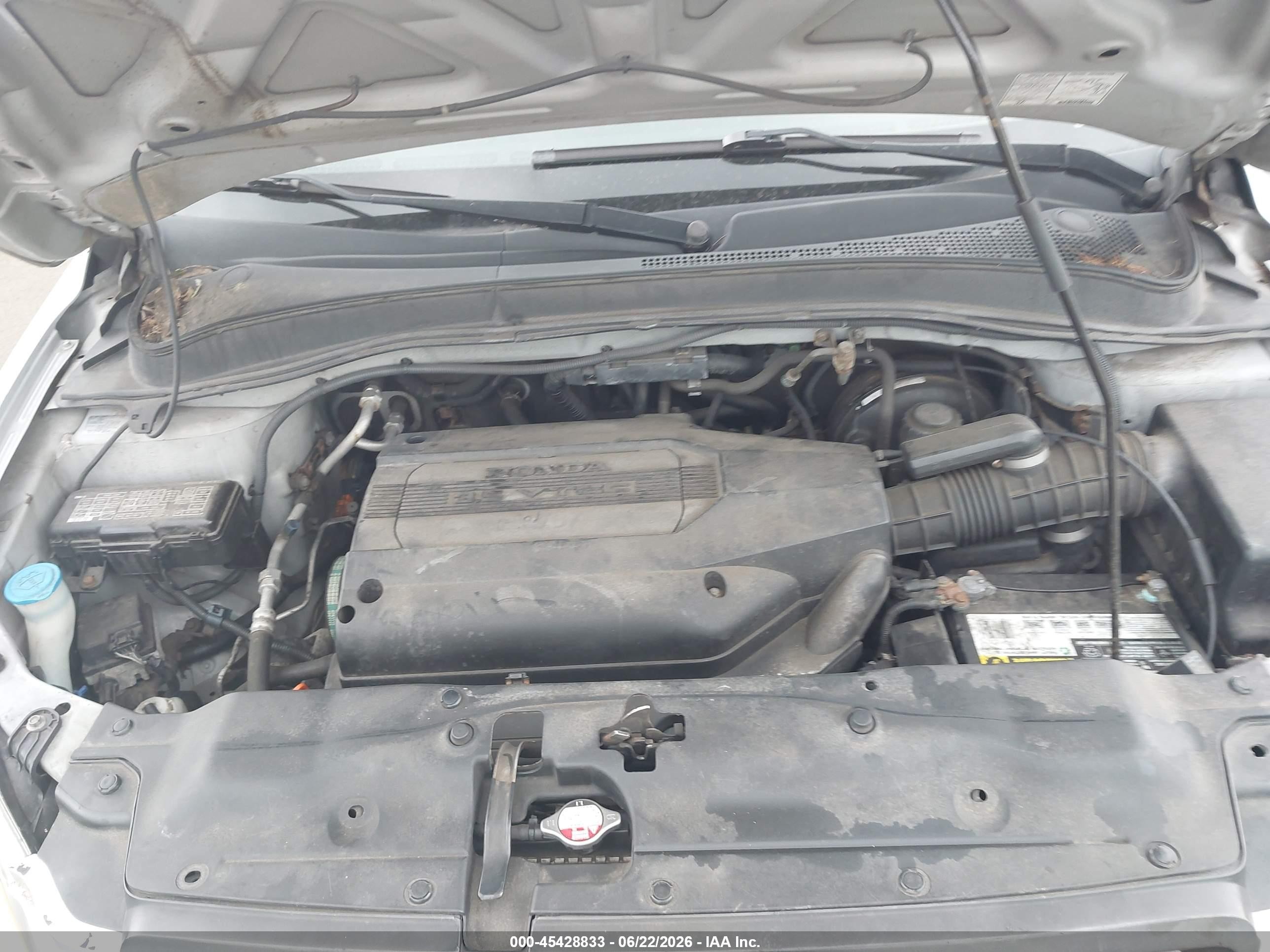 2004 Honda Pilot Ex-l Silver vin: 2HKYF18594H578758