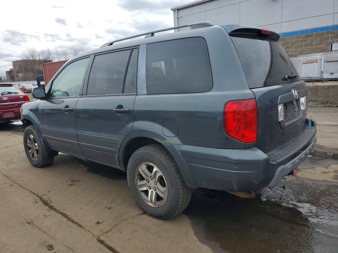 2004 Honda Pilot Exl Charcoal vin: 2HKYF18594H584902