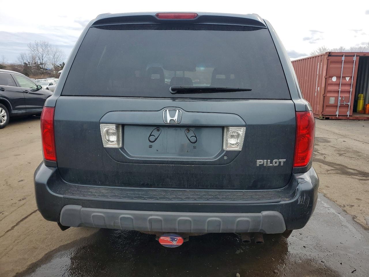 2004 Honda Pilot Exl Charcoal vin: 2HKYF18594H584902