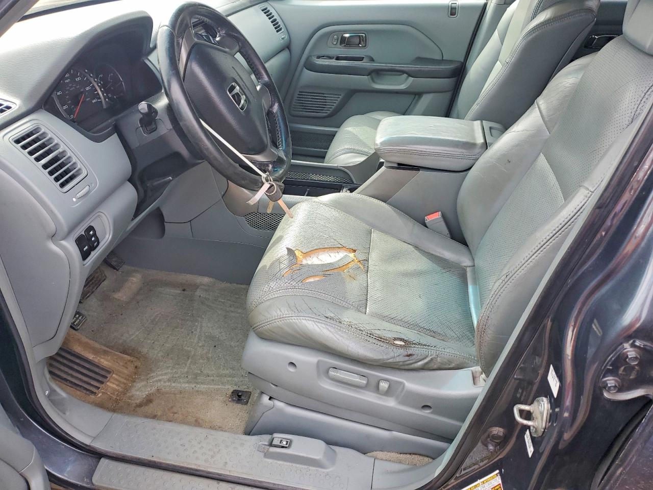 2004 Honda Pilot Exl Charcoal vin: 2HKYF18594H584902