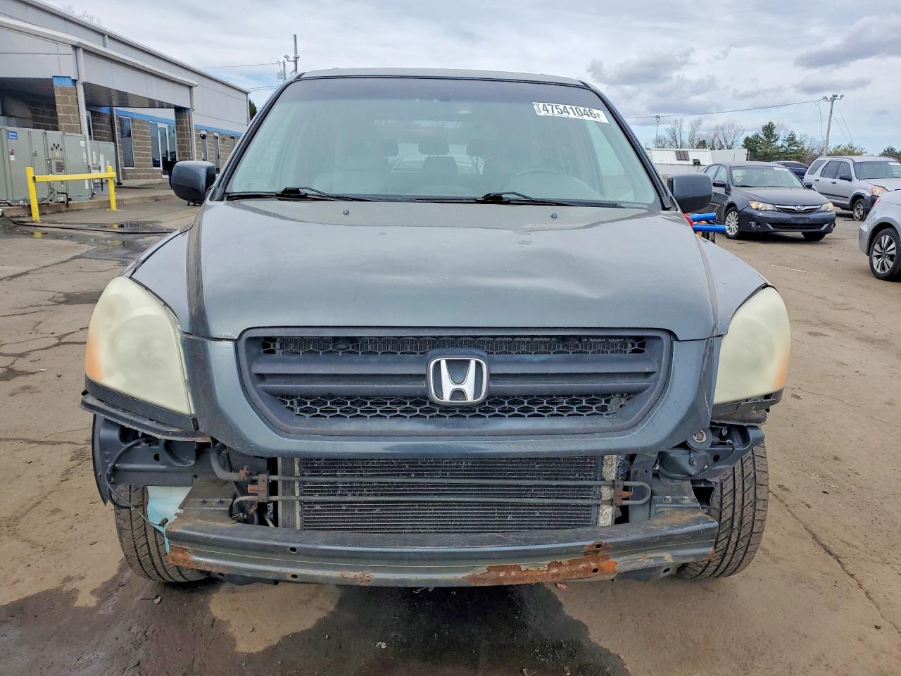 2004 Honda Pilot Exl Charcoal vin: 2HKYF18594H584902