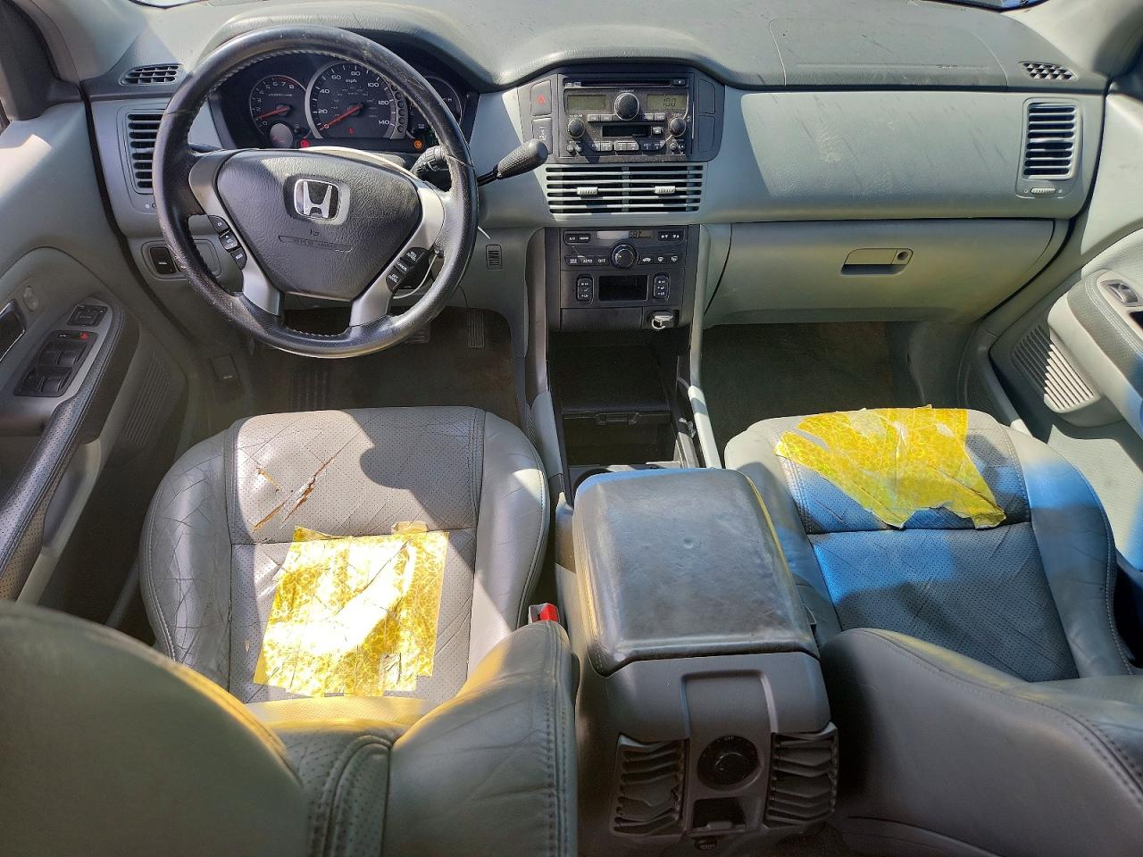 2004 Honda Pilot Exl Gray vin: 2HKYF18594H588092