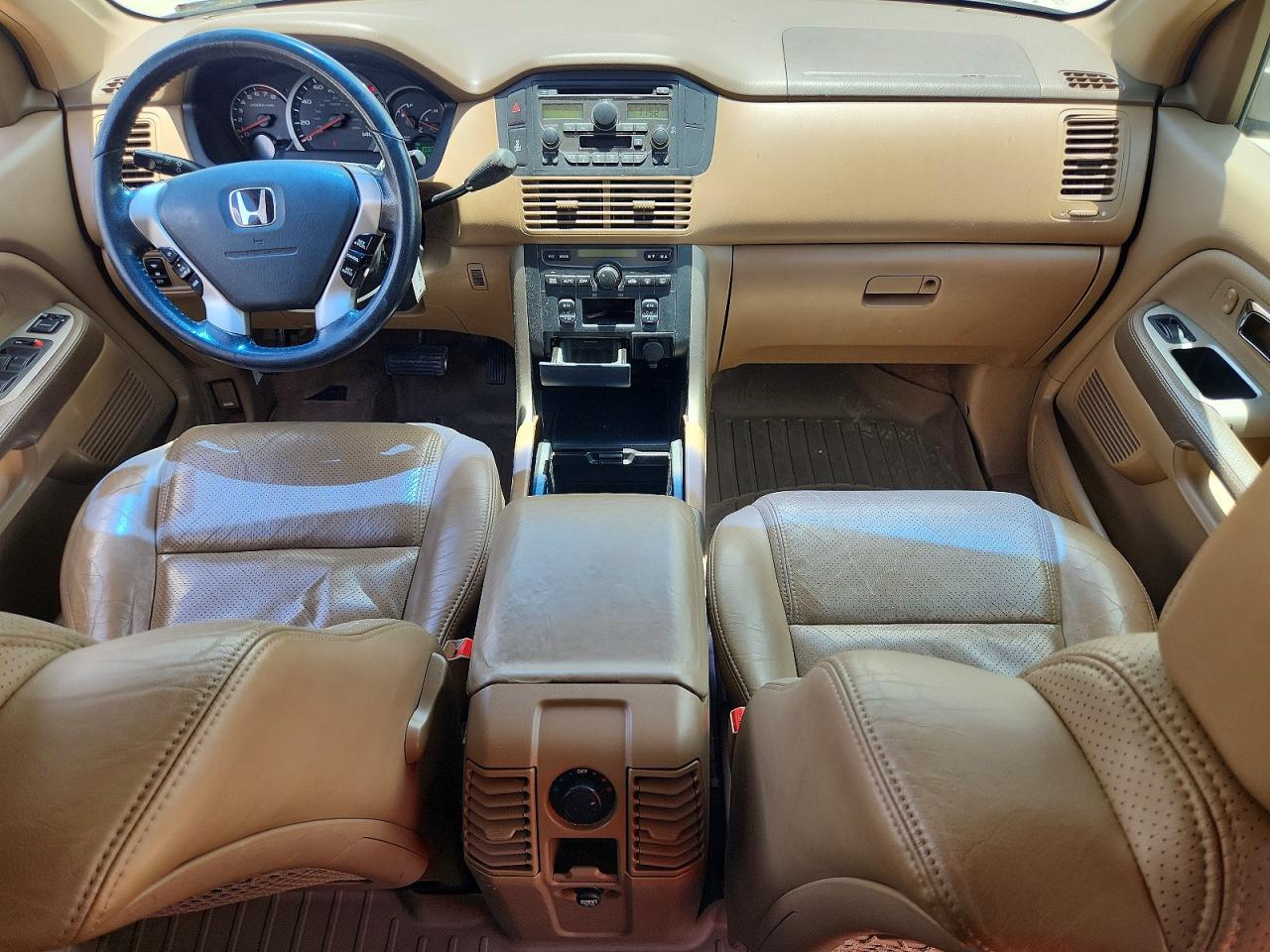 2004 Honda Pilot Cream vin: 2HKYF18594H594961