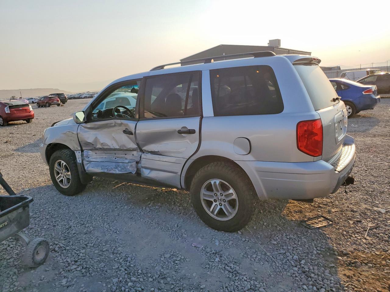 2004 Honda Pilot Exl Серебряный vin: 2HKYF18594H617283