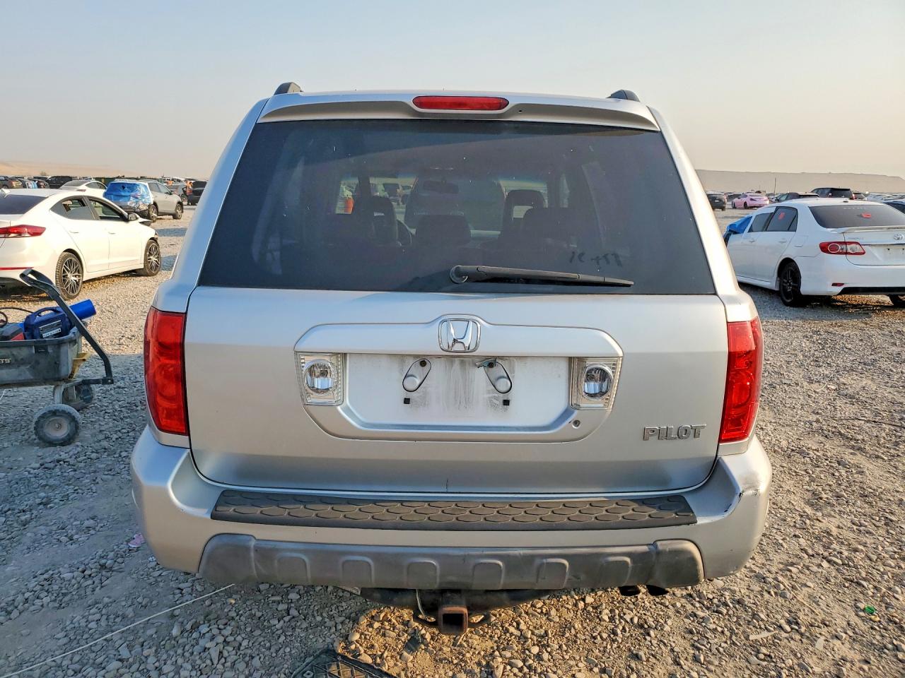 2004 Honda Pilot Exl Серебряный vin: 2HKYF18594H617283