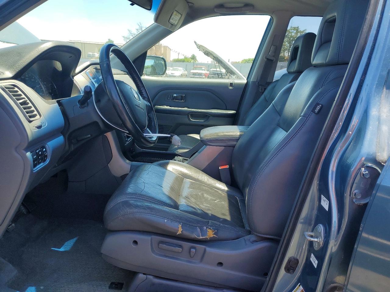 2005 Honda Pilot Exl Blue vin: 2HKYF18595H515225