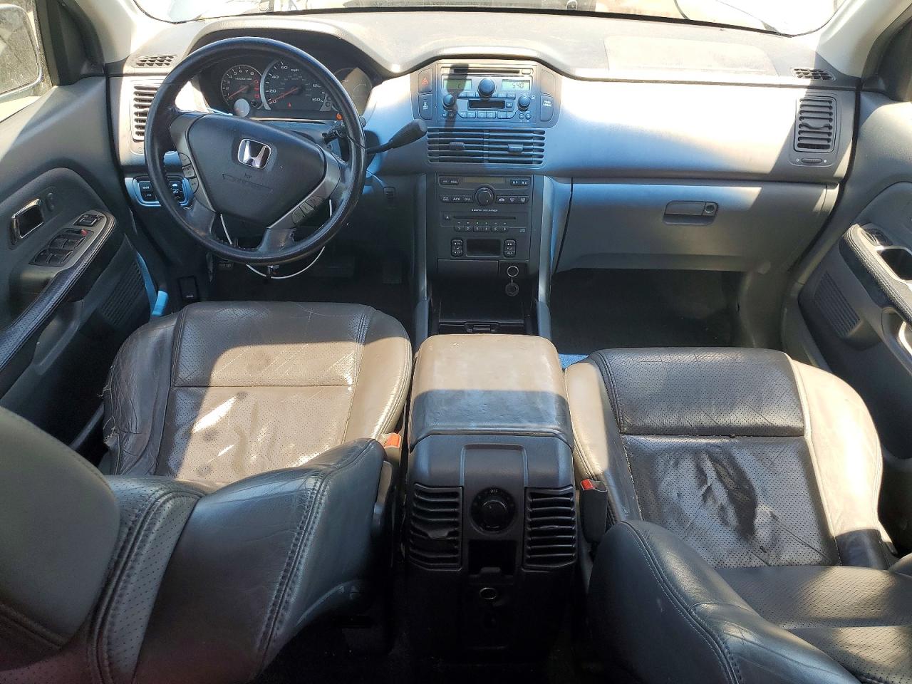 2005 Honda Pilot Exl Blue vin: 2HKYF18595H515225