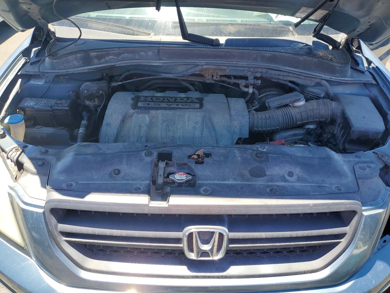 2005 Honda Pilot Exl Blue vin: 2HKYF18595H515225