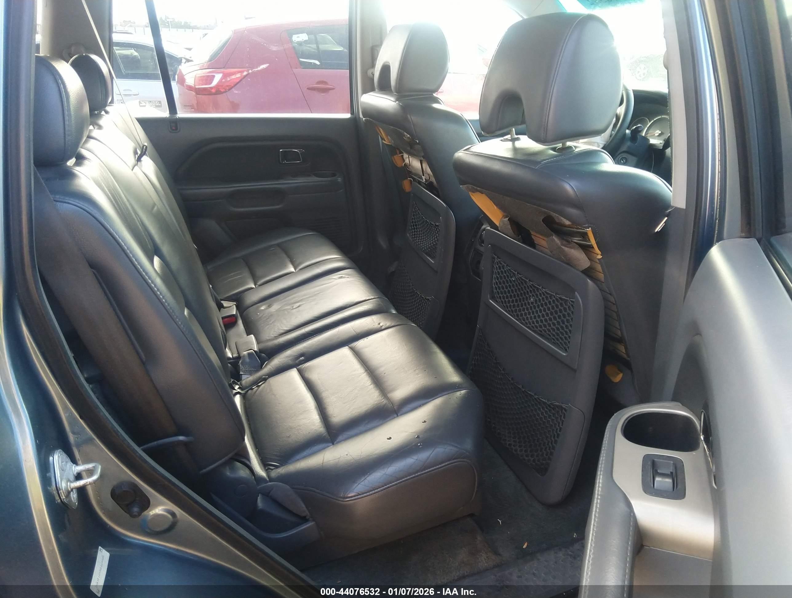 2006 Honda Pilot Ex-l Teal vin: 2HKYF18596H504923