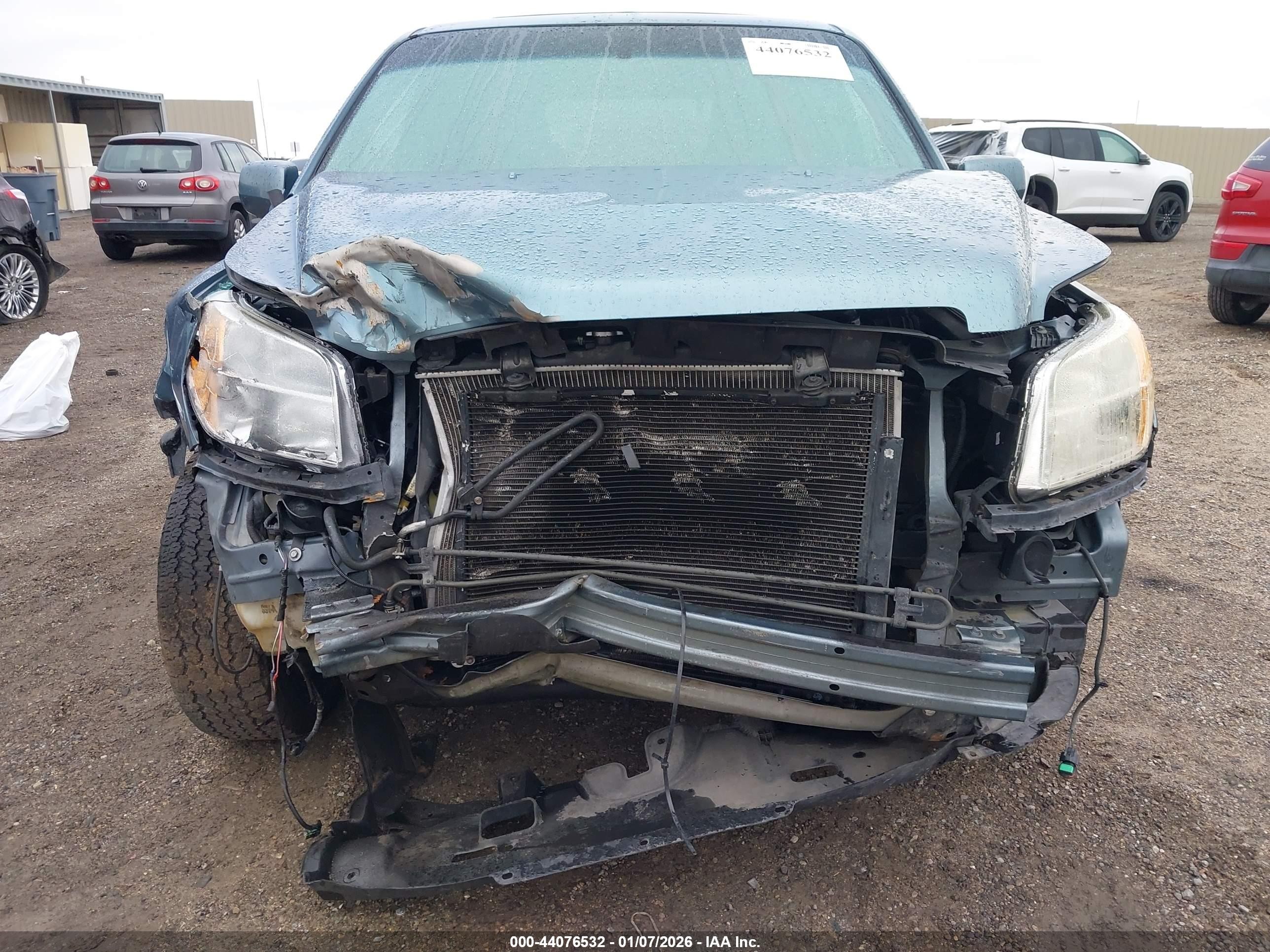 2006 Honda Pilot Ex-l Teal vin: 2HKYF18596H504923