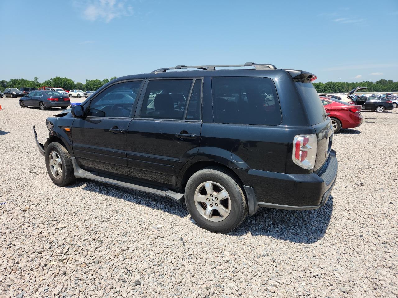 2006 Honda Pilot Black vin: 2HKYF18596H508499