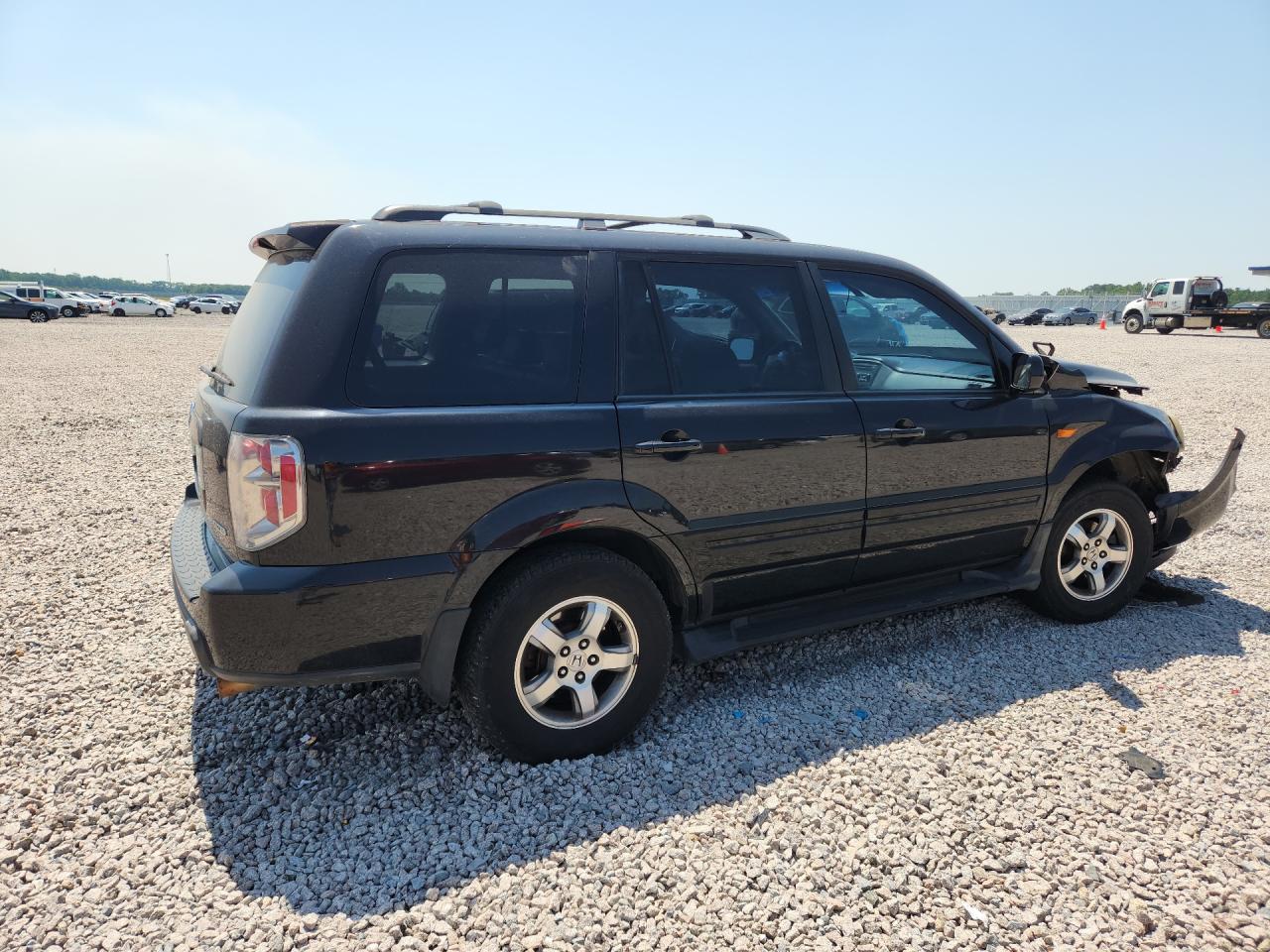 2006 Honda Pilot Black vin: 2HKYF18596H508499