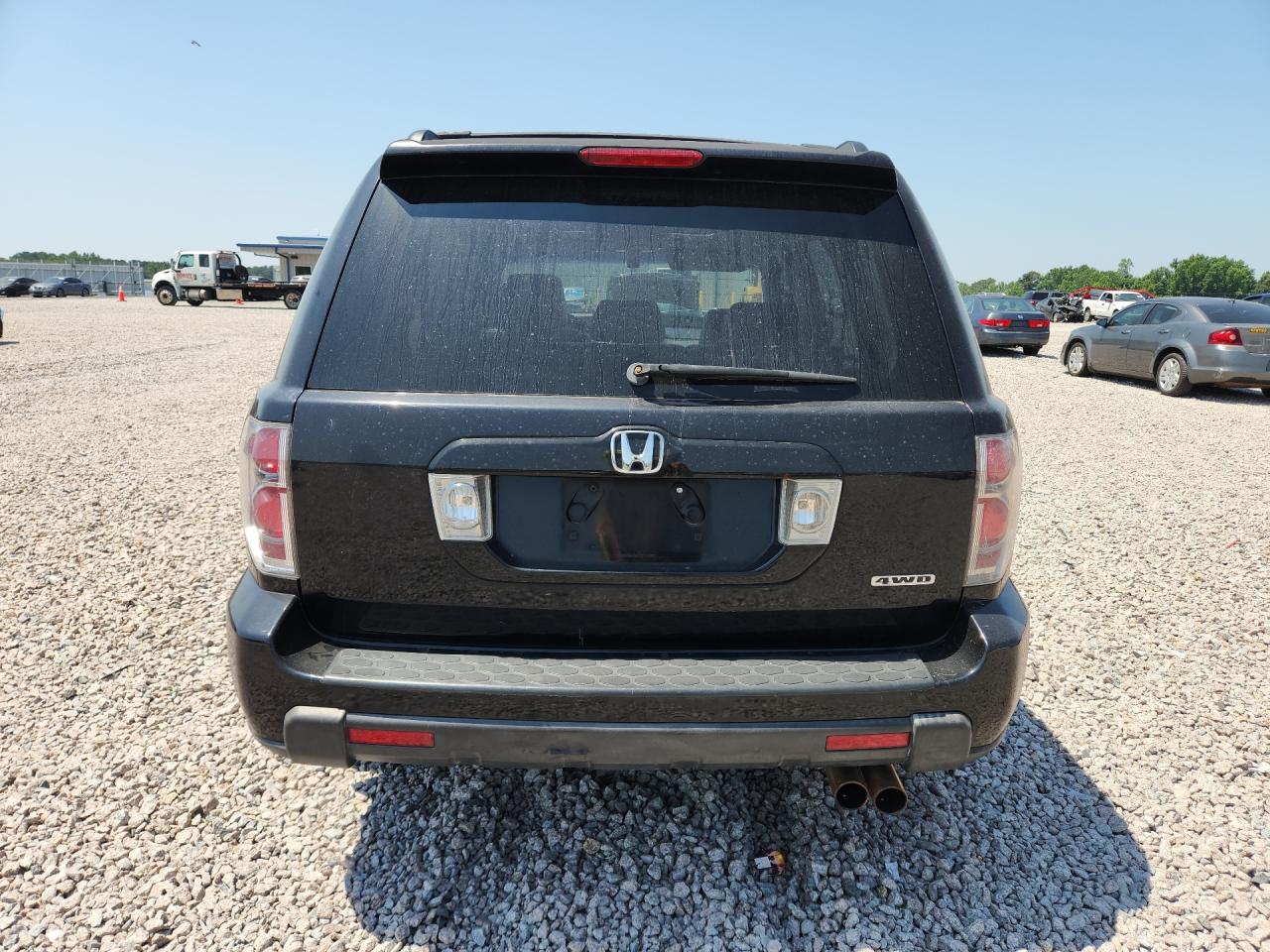 2006 Honda Pilot Black vin: 2HKYF18596H508499