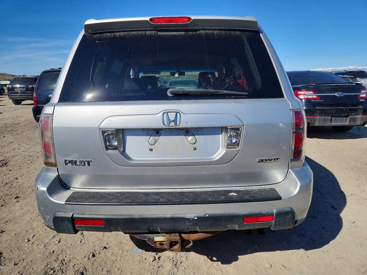 2007 Honda Pilot Exl Silver vin: 2HKYF18597H520363