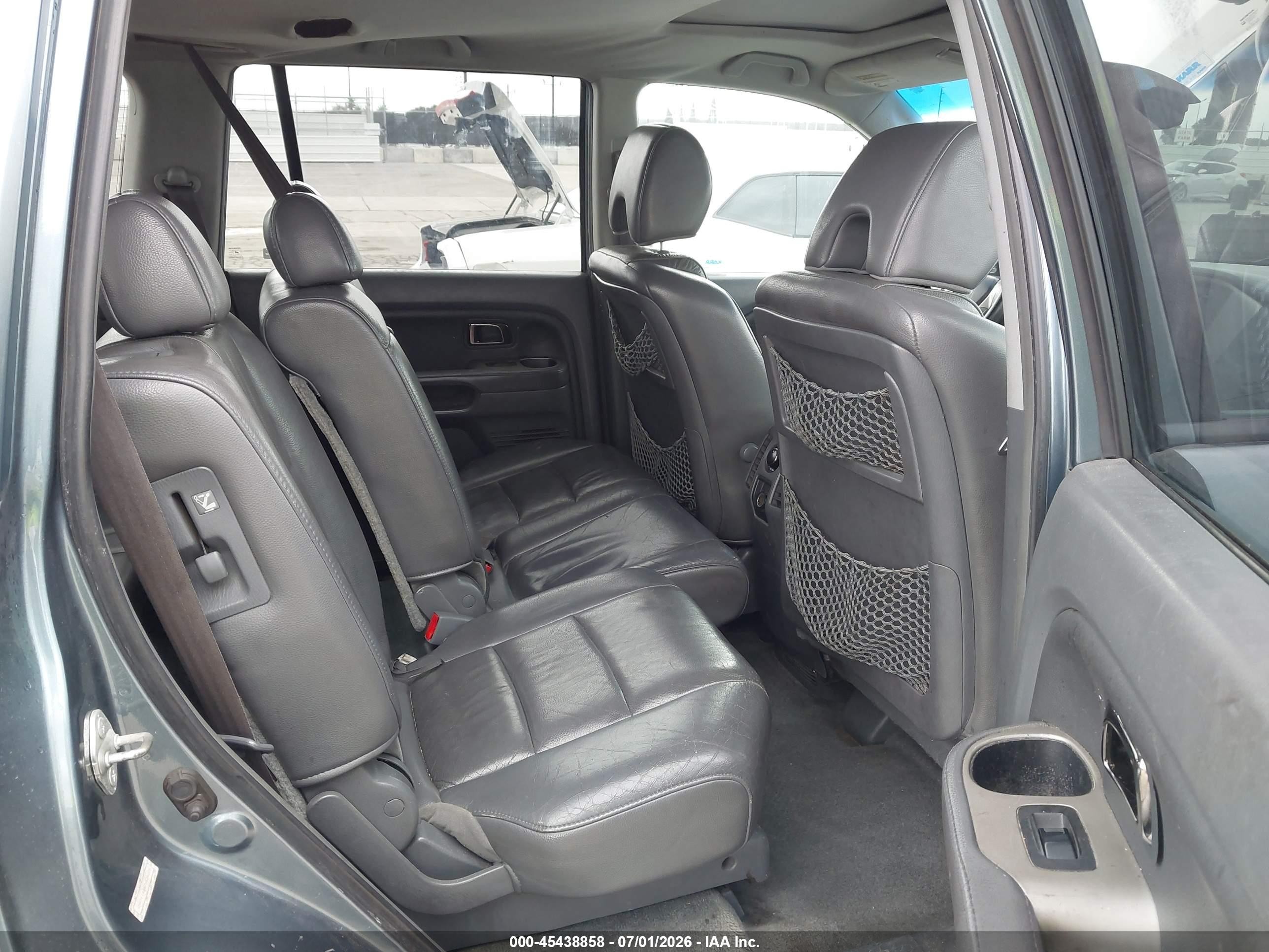 2007 Honda Pilot Ex-l Blue vin: 2HKYF18597H534070