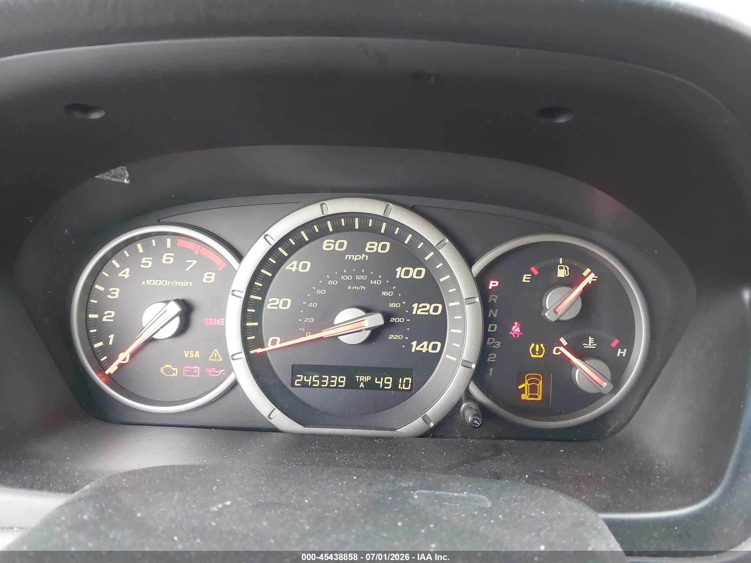 2007 Honda Pilot Ex-l Blue vin: 2HKYF18597H534070