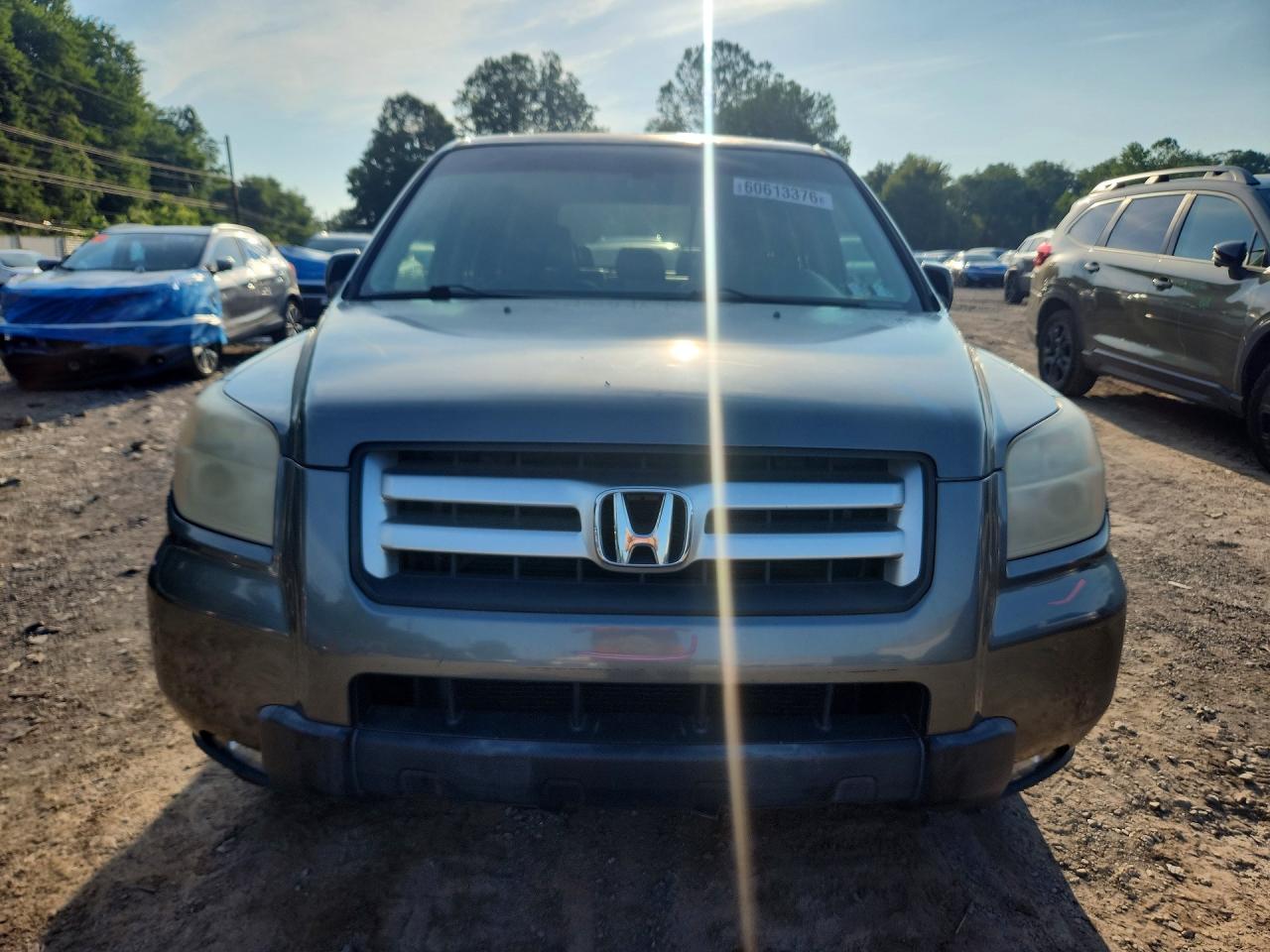 2007 Honda Pilot Exl Silver vin: 2HKYF18597H534344