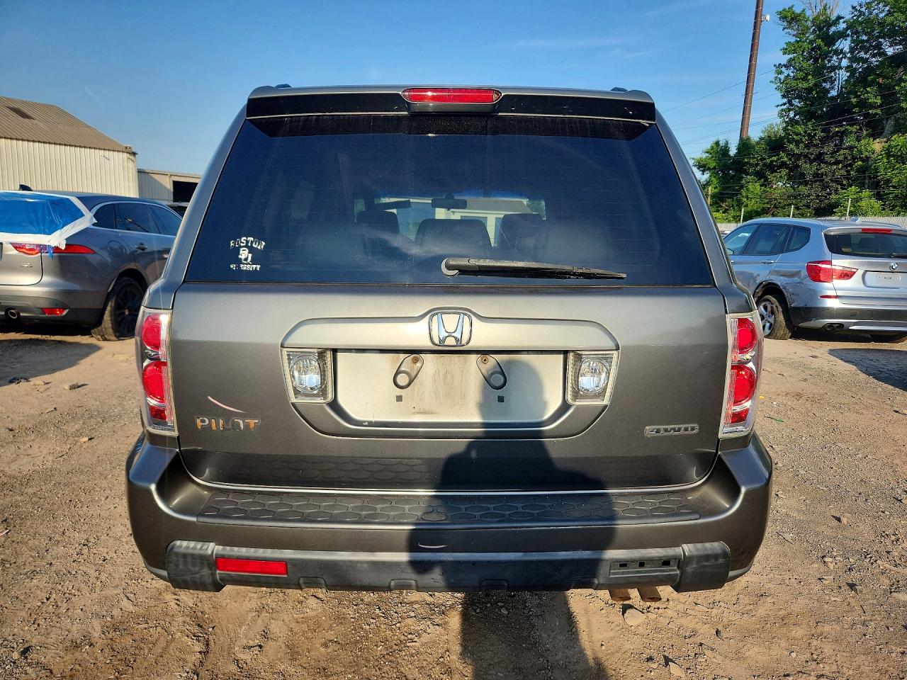 2007 Honda Pilot Exl Silver vin: 2HKYF18597H534344