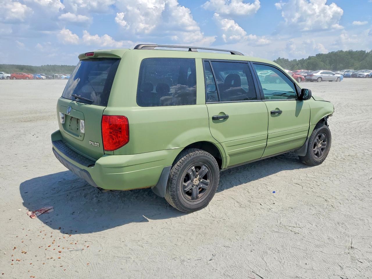 2003 Honda Pilot Exl Green vin: 2HKYF185X3H539675