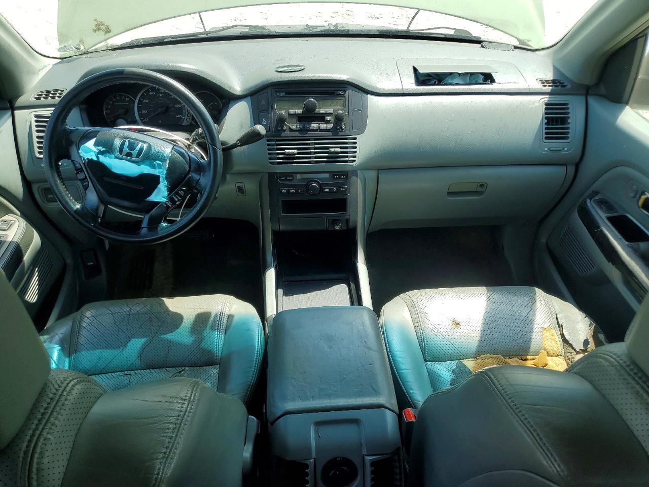 2003 Honda Pilot Exl Green vin: 2HKYF185X3H539675
